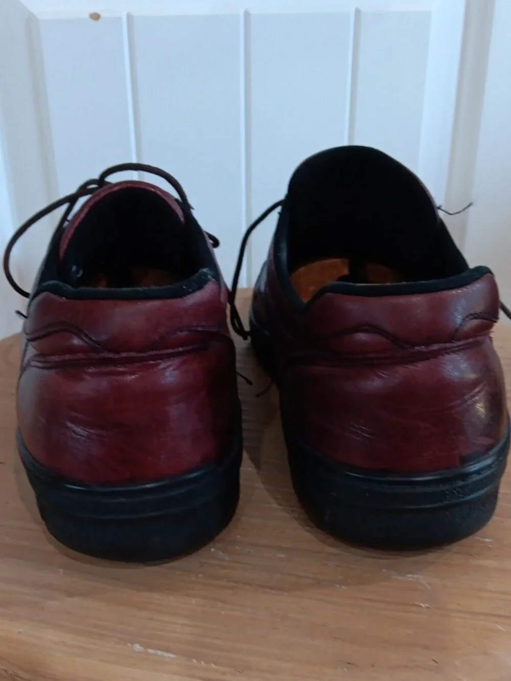 Vintage Red Wing Griptec Burgundy Leather Oxford Walking Shoes Men’s 10.5 D